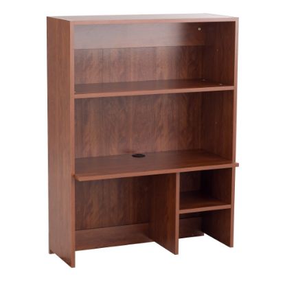 Picture of Safco Modular Hospitality Hutch Cabinet, Mahogany