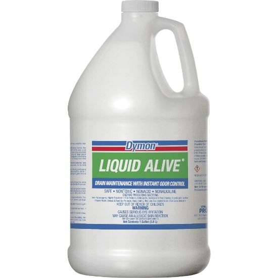 Picture of Dymon LIQUID ALIVE Enzyme Producing Bacteria - 128 fl oz (4 quart)Bottle - 1 Each - White