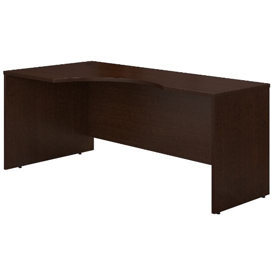 Picture of Bush Business Furniture Components 72inW Corner Left-Hand Computer Desk, Mocha Cherry, Standard Delivery