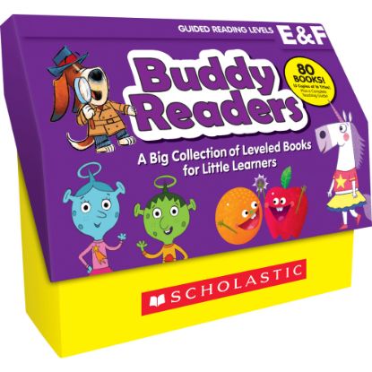 Picture of Scholastic Buddy Readers Books, 10-15/16inH x 13-5/16inW x 5-1/8inD, Pre-K, Pack Of 81 Books