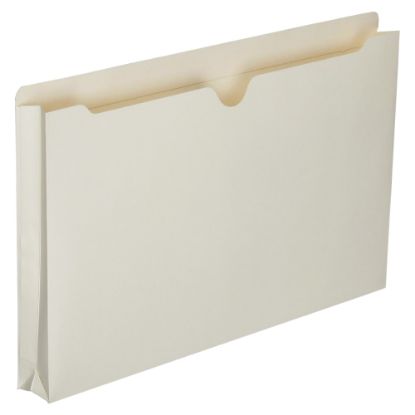 Picture of SKILCRAFT Manila Double-Ply Tab Expanding File Jackets, 1 1/2in Expansion, Legal Size Paper, 8 1/2in x 14in, 30% Recycled, Box Of 50