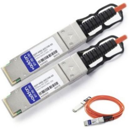 Picture of AddOn Cisco QSFP-H40G-AOC15M Compatible TAA Compliant 40GBase-AOC QSFP+ to QSFP+ Direct Attach Cable (850nm, MMF, 15m) - 100% compatible and guaranteed to work