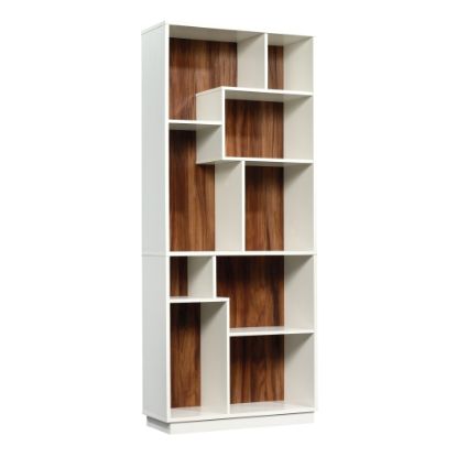 Picture of Sauder Vista Key 72inH 9-Shelf Bookcase, Pearl Oak/Blaze Acacia