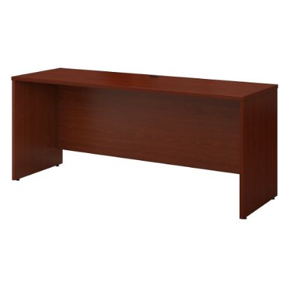 Picture of Bush Business Furniture Components Credenza Desk 72inW x 24inD, Mahogany, Standard Delivery