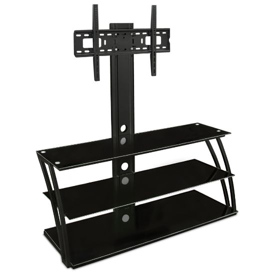 Picture of Mount-It! MI-864 Entertainment Center For 32 - 60in TVs, 50inH x 48inW x 18inD, Black