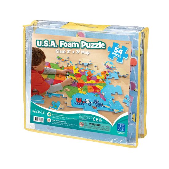 Picture of Educational Insights Foam Map Puzzle