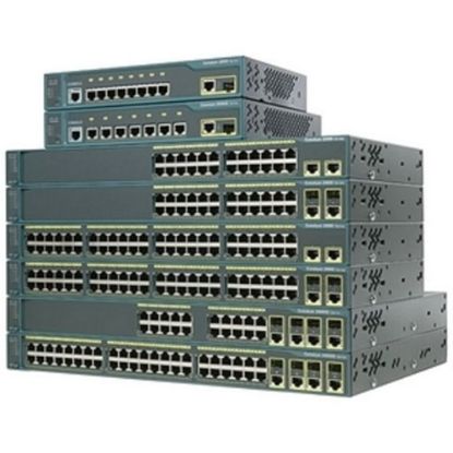 Picture of Cisco Catalyst 2960-24TT Managed Ethernet Switch - 24 x 10/100Base-TX, 2 x 10/100/1000Base-T