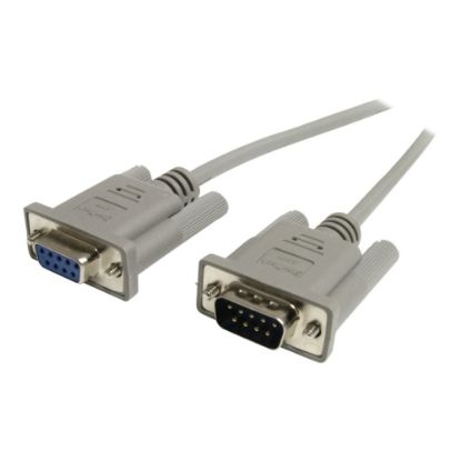 Picture of StarTech.com Null-Modem Serial Cable - Extend your EGA monitor cable or mouse cable by 6ft - 6ft rs232 cable - 6ft db9 cable - 6ft db9 serial cable -6ft straight through serial cable