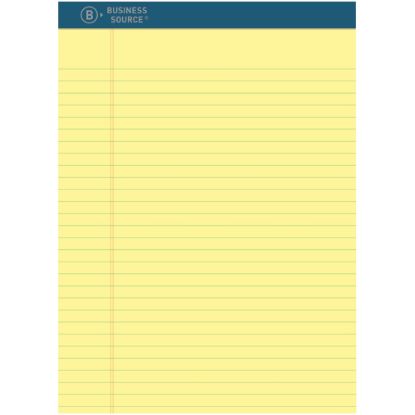 Picture of Business Source Premium Writing Pad - 2.50in x 8.5in x 11.8in - Tear Proof, Sturdy Back, Bleed-free - 1 Dozen