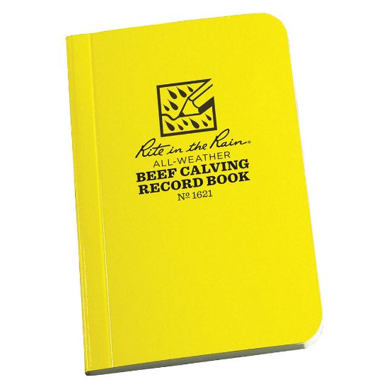 Picture of Rite In The Rain All-Weather Livestock Record Books, 2-3/4in x 4-5/8in, Yellow, Case Of 12 Books