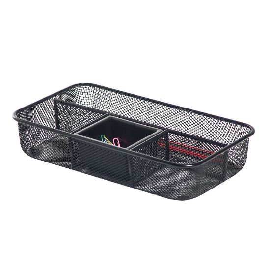 Picture of Office Depot Brand Mesh Small Drawer Organizer, Black