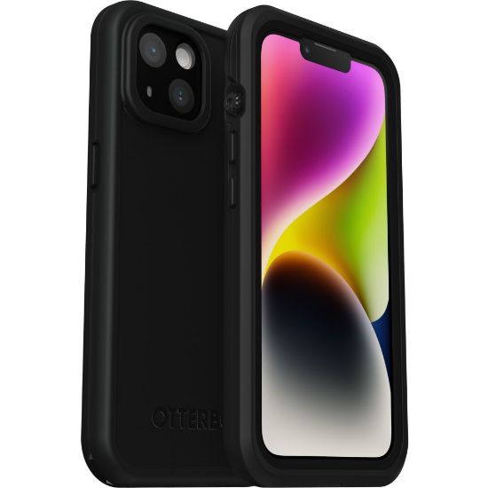 Picture of OtterBox iPhone 13 FRE Case - For Apple iPhone 13 Smartphone - Black - Drop Proof, Snow Proof, Water Proof, Dirt Proof - Plastic - Retail