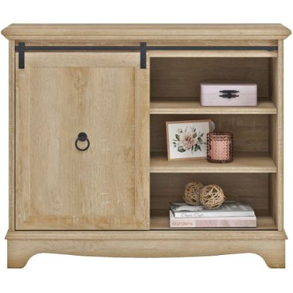 Picture of Sauder Adaline Cafe TV Stand With Sliding Door, Orchard Oak