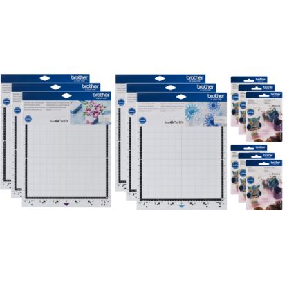 Picture of Brother ScanNCut DX Adhesive Mat And Blade Replacement Pack, Pack Of 12 Pieces