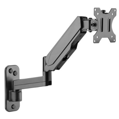 Picture of High Premium Aluminum Gas Spring Wall Mount - Single Monitor 17? to 34? - weight up to 19.8 lbs - Max Load up to 19.8 lbs, Flexiable & Free Adjustment, Cable Management