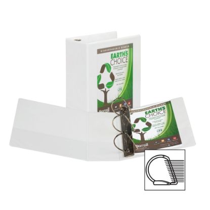 Picture of Samsill Earths Choice Vue 3-Ring Binder, 5in D-Rings, White