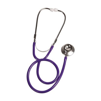 Picture of MABIS Spectrum Dual Head Lightweight Stethoscope, 30inL, Purple