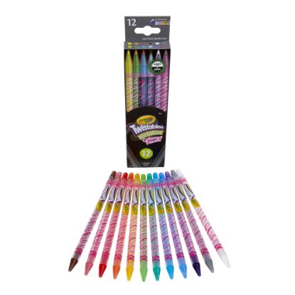 Picture of Crayola Bold & Bright Twistable Pencils, Assorted Colors, Pack Of 12 Pencils