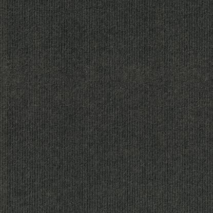 Picture of Foss Floors Edge Peel & Stick Carpet Tiles, 24in x 24in, Black Ice, Set Of 15 Tiles