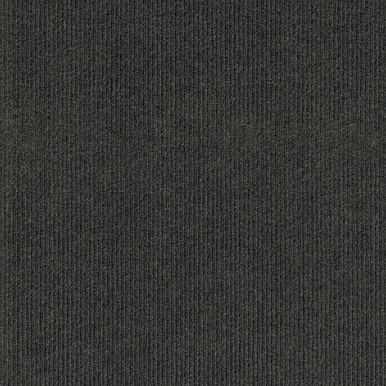 Picture of Foss Floors Edge Peel & Stick Carpet Tiles, 24in x 24in, Black Ice, Set Of 15 Tiles