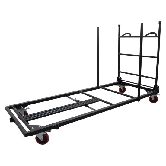 Picture of Lorell Table Cart, For Plastic Rectangular Folding Tables, Charcoal