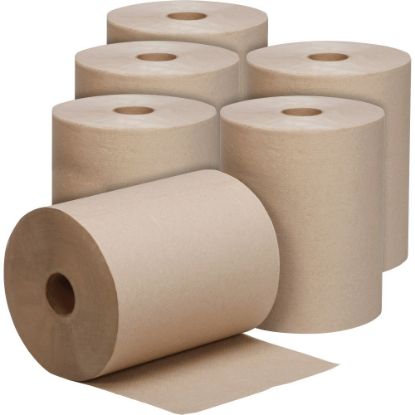 Picture of SKILCRAFT Paper Towel Rolls, 10in x 800ft, 100% Recycled, Brown, Box Of 6 Rolls