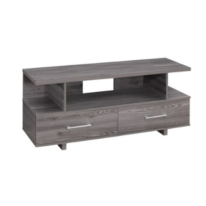 Picture of Monarch Specialties Luca TV Stand, 20inH x 47-3/4inW x 15-3/4inD, Gray