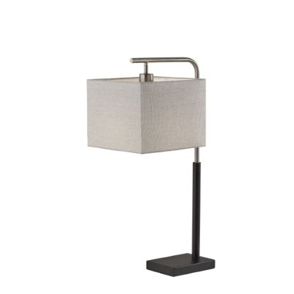 Picture of Adesso Flora Table Lamp, 26-1/2inH, Taupe/Black