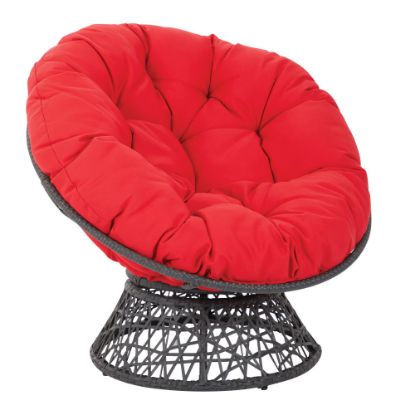 Picture of Office Star Papasan Chairs, Red/Black