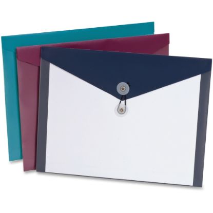 Picture of Pendaflex ViewFront Poly Envelopes, A4 Size, Assorted Colors, Pack Of 4 Envelopes