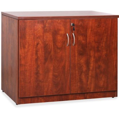 Picture of Lorell Essentials 36inW Storage Cabinet, Cherry