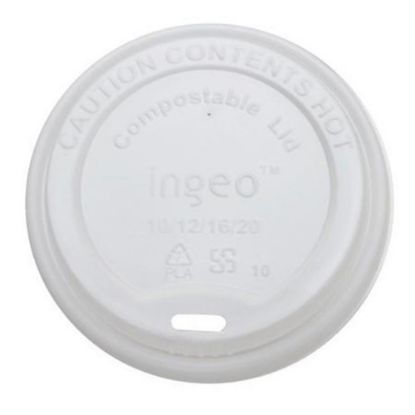 Picture of Karat Earth Dome Sipper Lids, White, Case Of 1,000 Lids