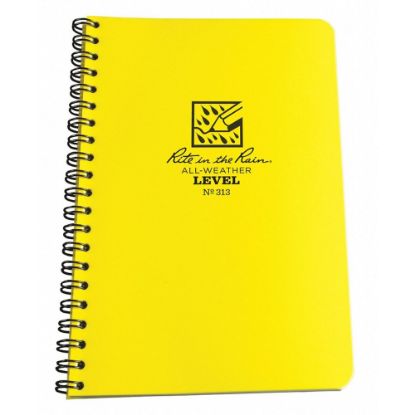 Picture of Rite in the Rain All-Weather Spiral Notebooks, 4-5/8in x 7in, Yellow, Pack Of 12 Notebooks