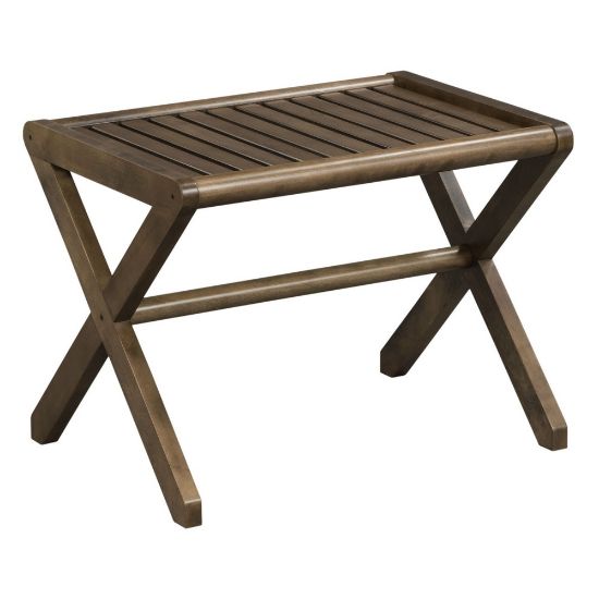 Picture of New Ridge Home Goods Abingdon Bench, Antique Chestnut