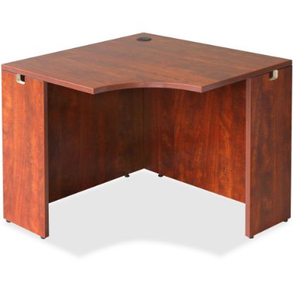 Picture of Lorell Essentials 36inW Corner Desk, Cherry