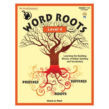 Picture of The Critical Thinking Co. Word Roots Level 4 Workbook, Grades 7-12