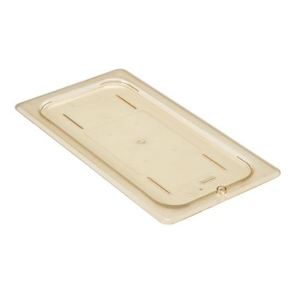 Picture of Cambro H-Pan High-Heat GN 1/3 Flat Covers, 3/8inH x 6-7/8inW x 12-3/4inD, Amber, Pack Of 6 Covers