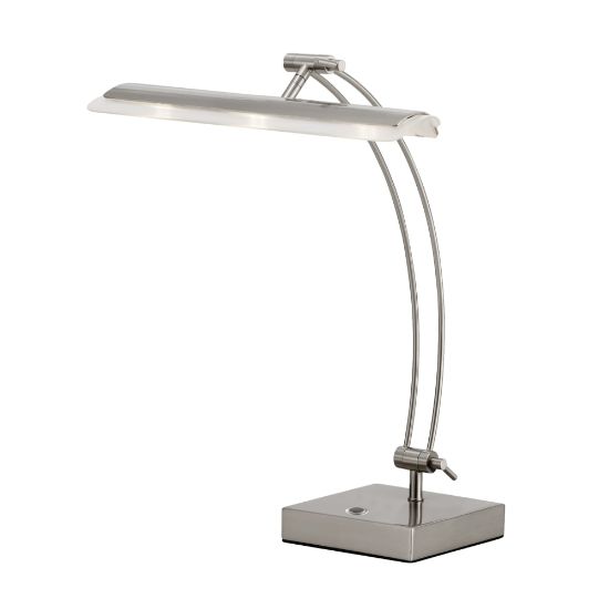 Picture of Adesso LED Bankers Desk Lamp, Adjustable Height, 13in-19in, Silver