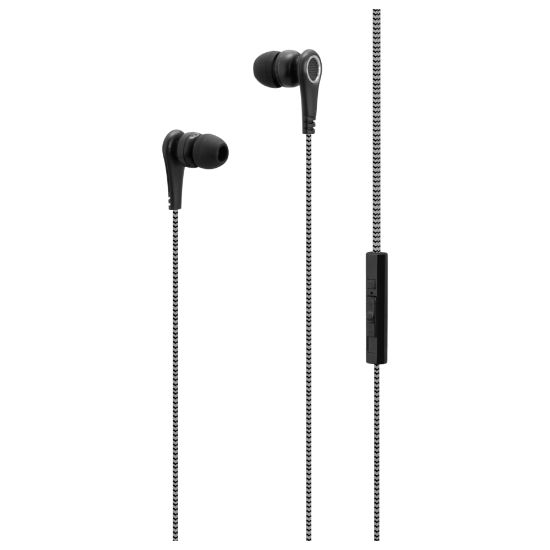 Picture of iLive Tangle-Resistant Earbuds, Black