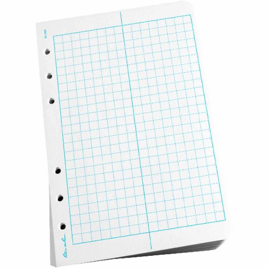 Picture of Rite in the Rain All-Weather Loose-Leaf Copy Paper, Field Grid, 4 5/8in x 7in, 500 Sheets Per Case, 0.54 Lb, 85 Brightness, Case Of 5 Reams