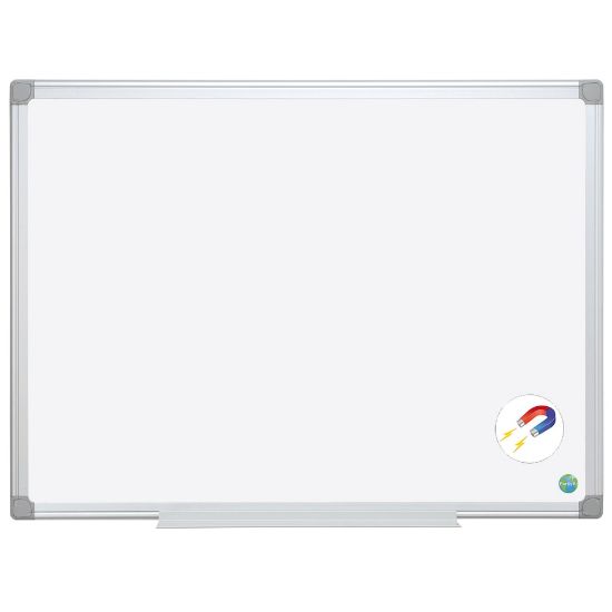 Picture of MasterVision Earth Gold Ultra Magnetic Dry-Erase Whiteboard, 48in x 36in, 45% Recycled, Aluminum Frame With Silver Finish