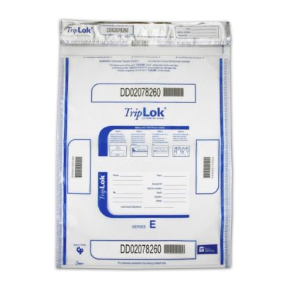 Picture of Control Group TripLOK Security Bags, 20in x 15in, Clear, Pack Of 250 Bags