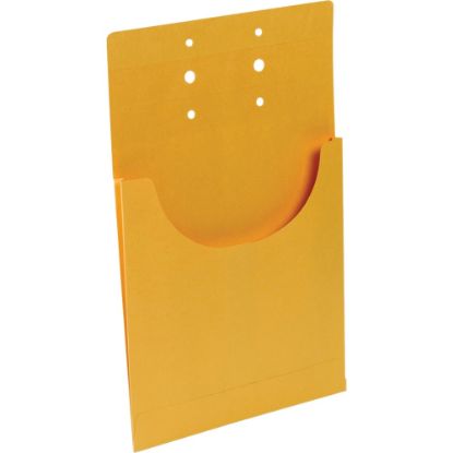 Picture of Business Source Letter Classification Folder - 8 1/2in x 11in - 3/4in Expansion - Internal Pocket(s) - Kraft - 100 / Box