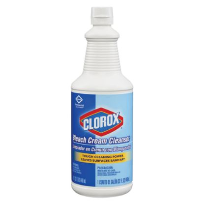 Picture of Clorox Bleach Cream Cleanser - Cream Cleanser - 32 fl oz (1 quart) - 8 / Carton - Clear