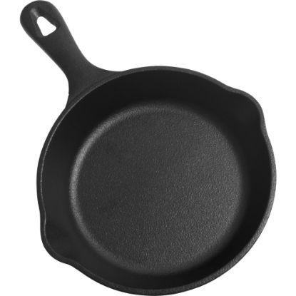 Picture of Commercial Chef Cast Iron Saute Skillet, 6-1/2in, Black