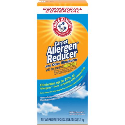 Picture of Arm & Hammer Commercial Carpet Allergen Reducer - 42.60 oz (2.66 lb) - 1 Each - White