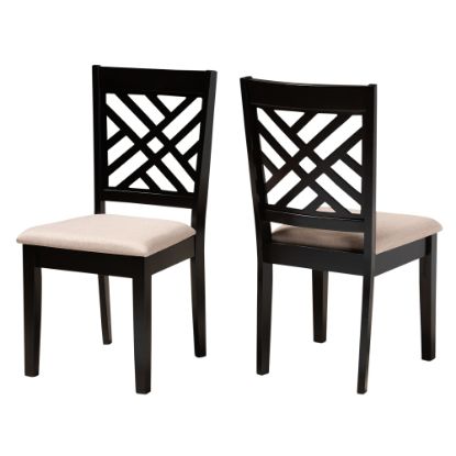 Picture of Baxton Studio 10525 Dining Chairs, Espresso, Set Of 2 Chairs