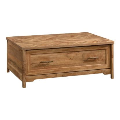 Picture of Sauder Coral Cape Coffee Table With Drawer, 16-1/2inH x 42-1/2inW x 29-1/4inD, Sindoori Mango