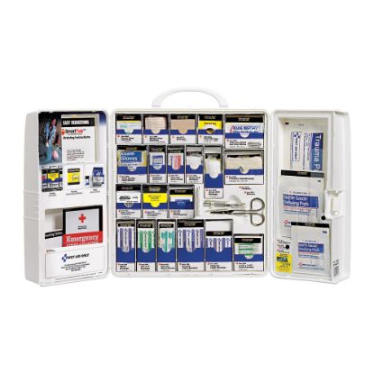 Picture of First Aid Only SmartCompliance Large First Aid Cabinet, 14-1/4inH x 4inW x 13-1/4inD