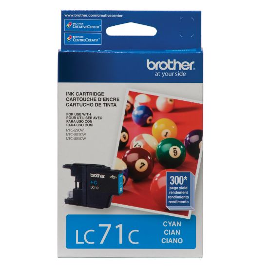 Picture of Brother LC71 Cyan Ink Cartridge, LC71C